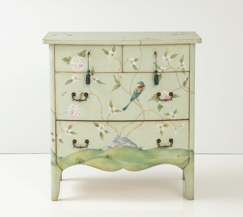 Handpatined Italian Chest of Drawers, 21st C.