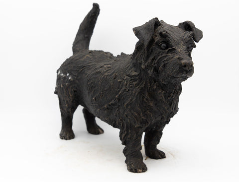 Bronze Scottie Scottish terrier, English Mid 20th century