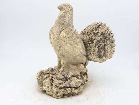 Concrete Dove Garden Ornament, Mid 20th Century