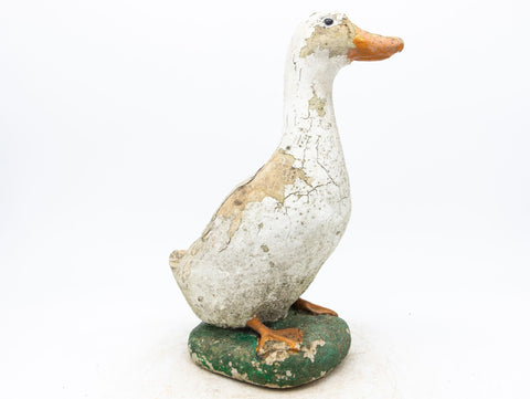 Concrete Duck Garden Ornament, French 20th Century