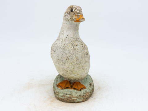 Concrete Duck Garden Ornament, French 20th Century