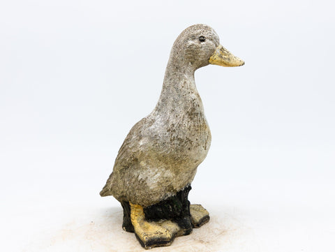 Concrete Duck Garden Ornament, French 20th Century