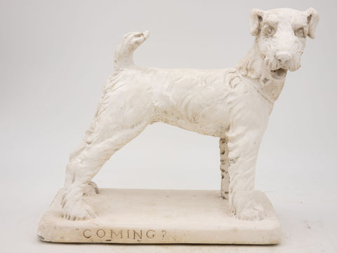 Plaster Model of A Terrier Dog, 20th century