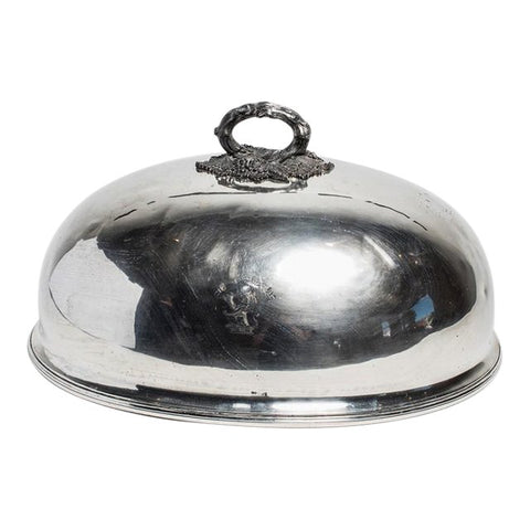 Antique Silver Domed Dish Cover